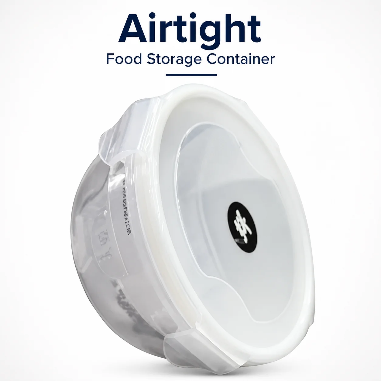 Airtight Food Storage Container | Leakproof BPA-Free Plastic Kitchen Box – Microwave Safe Compact Container for Snacks, Leftovers & Meal Prep
