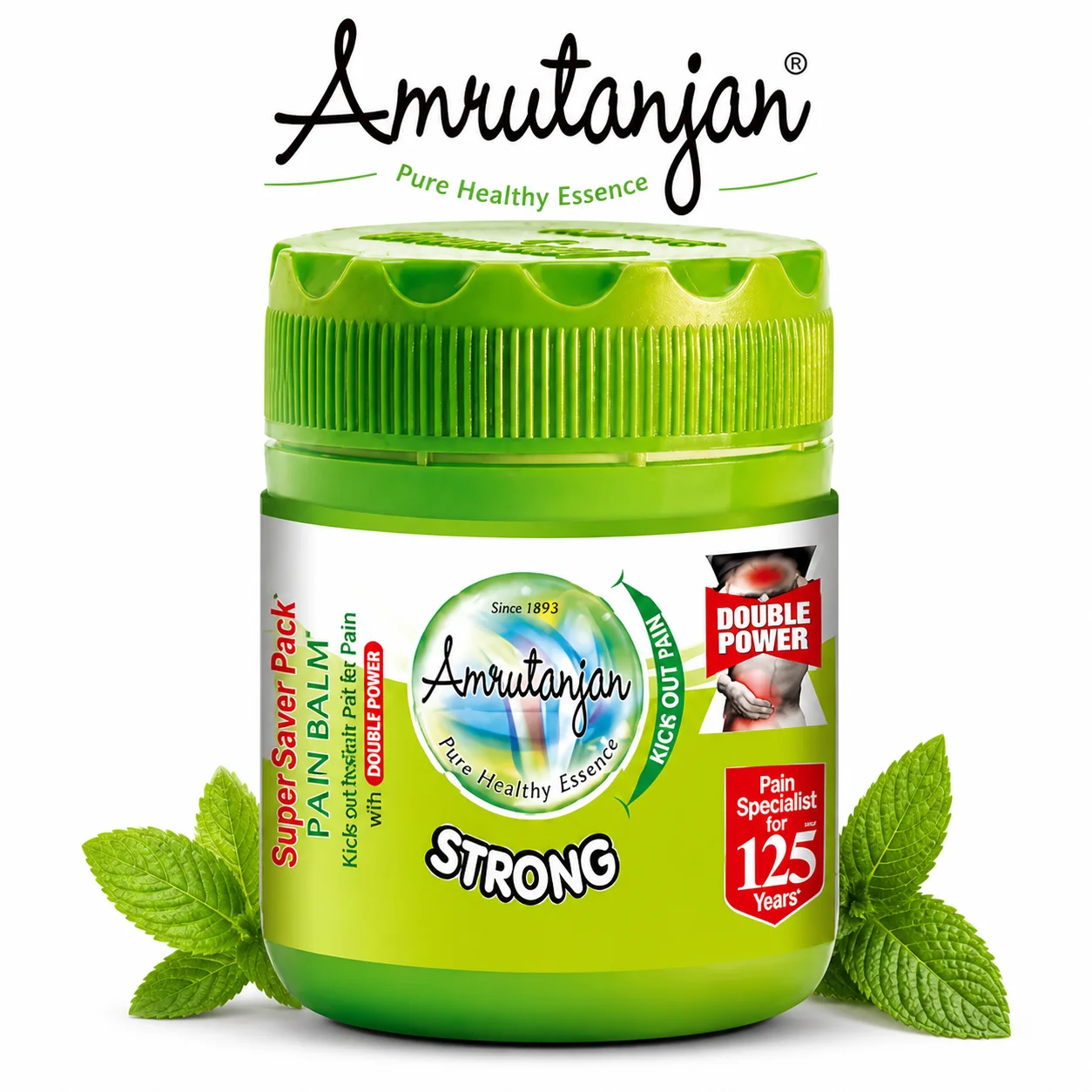 Amrutanjan Pain Balm 50ml | Fast Relief for Headache, Muscle & Joint Pain | Deep Penetrating Ayurvedic Balm for Long Lasting Comfort
