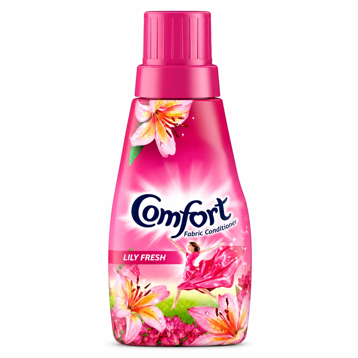 Comfort Lily Fresh Fabric Conditioner 210ml | Long Lasting Fragrance & Softness – Anti-Bacterial Fabric Care for Fresh, Soft & Vibrant Clothes