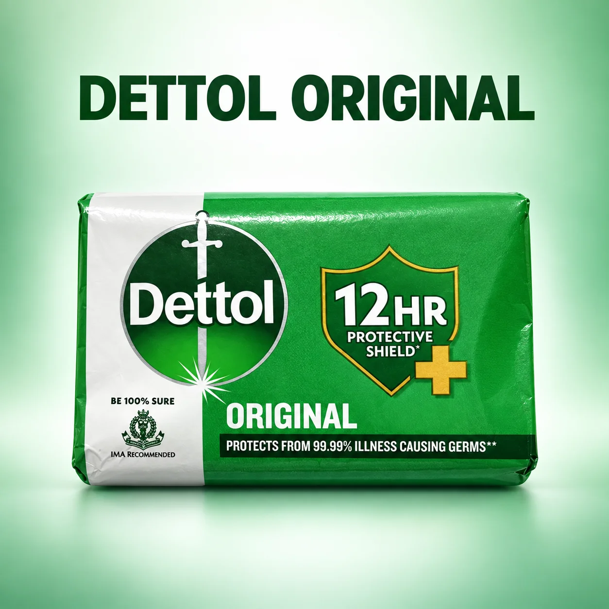 Dettol Original Bathing Soap | Germ Protection & Daily Cleansing 100g