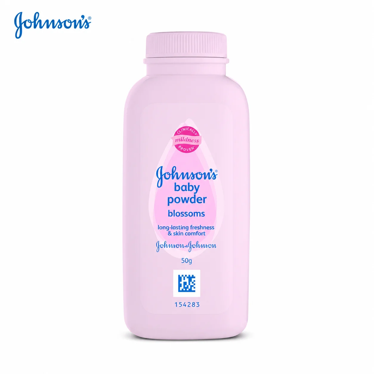 Johnson’s Baby Powder Blossoms 50g | Gentle Skin Care Powder for Babies – Moisture Absorbing, Soft & Fresh Fragrance for Daily Use
