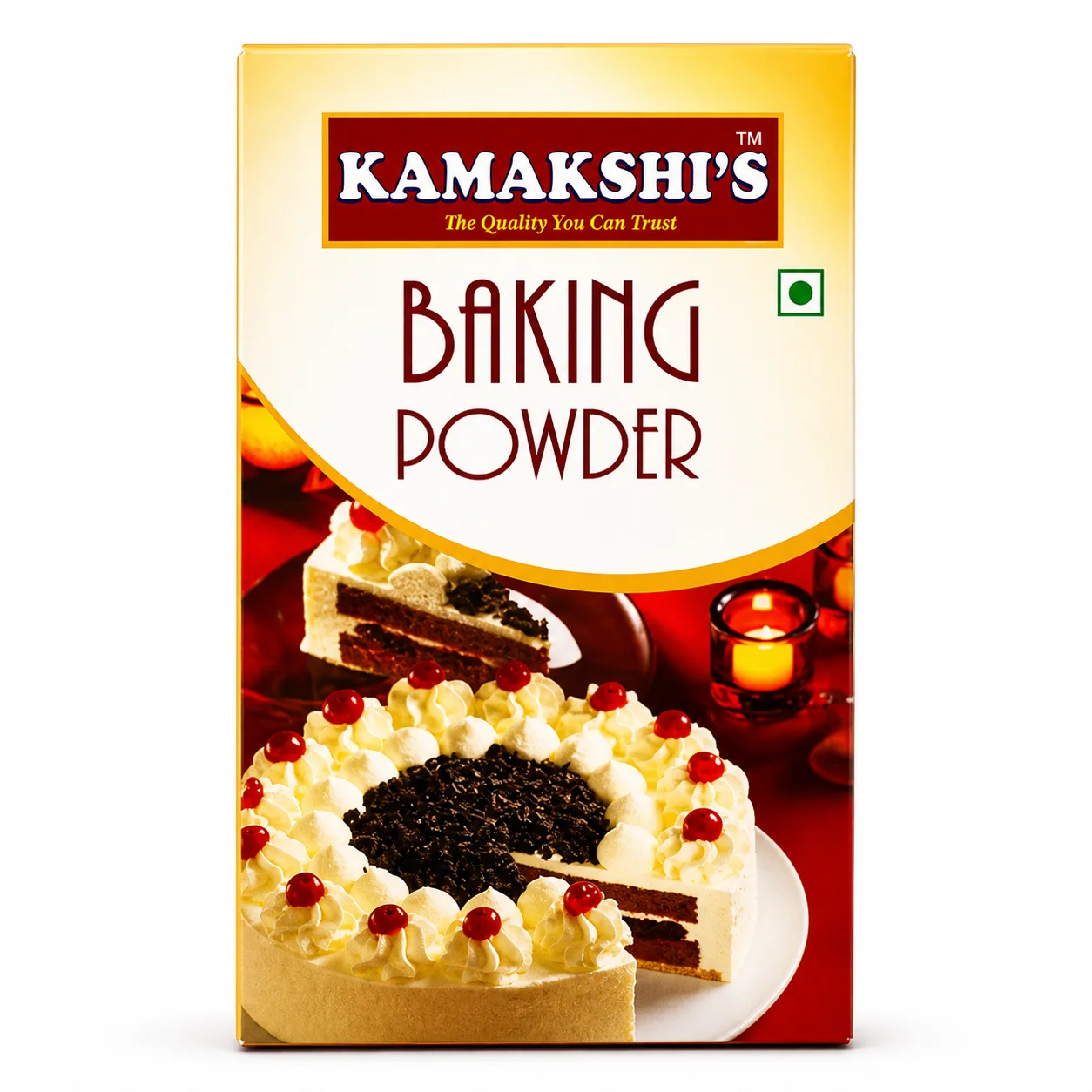 Kamakshis Baking Powder 100g | Perfect Rise Leavening Agent for Soft Cakes, Muffins & Cookies | Premium Baking Essential for Fluffy & Airy Results