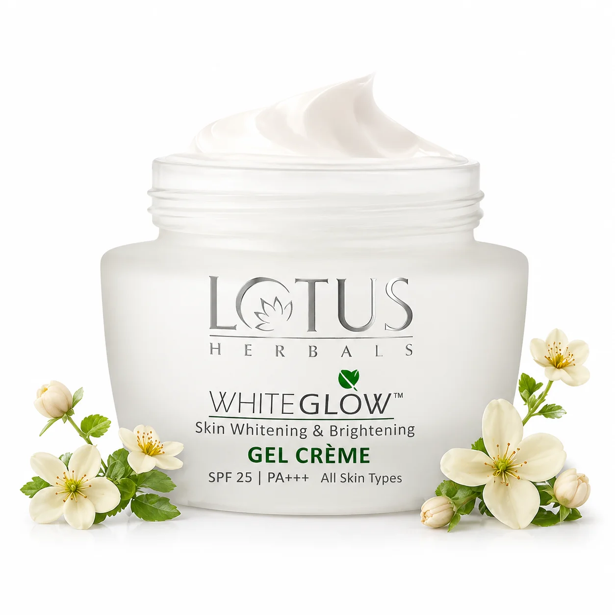 Lotus WhiteGlow SPF25 PA++ Gel Crème 35g | Skin Brightening & Whitening Moisturizer with UV Protection | For Radiant, Even Skin Tone