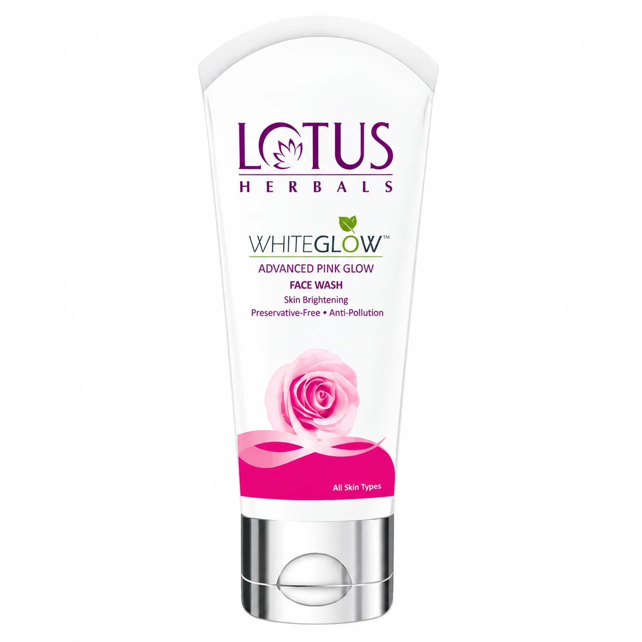 Lotus WhiteGlow Advanced Pink Glow Face Wash 50g | Brightening & Deep Cleansing | Anti-Pollution Daily Face Cleanser for Radiant Skin