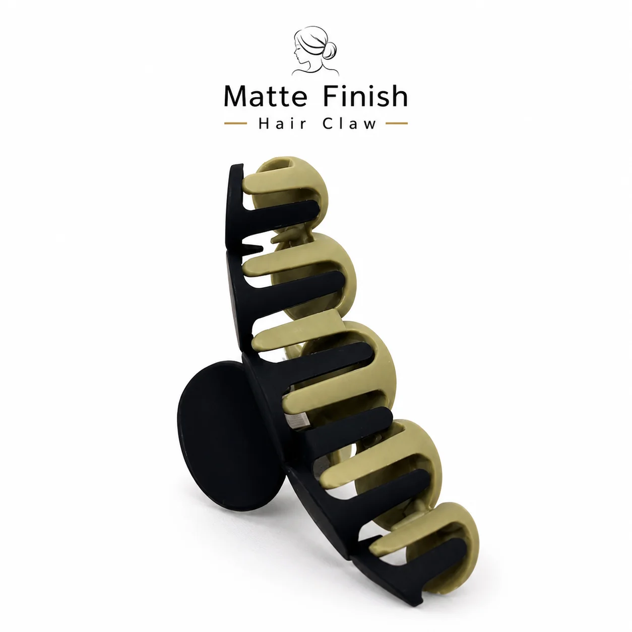 Matte Finish Hair Claw Clip | Strong Hold Large Hair Clutcher – Non-Slip Stylish Hair Clip for Women, All Hair Types