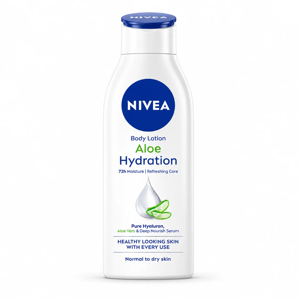 Nivea Aloe Hydration Body Lotion 200ml | 72H Moisture with Aloe Vera & Hyaluron | Refreshing Lightweight Care for Normal to Dry Skin