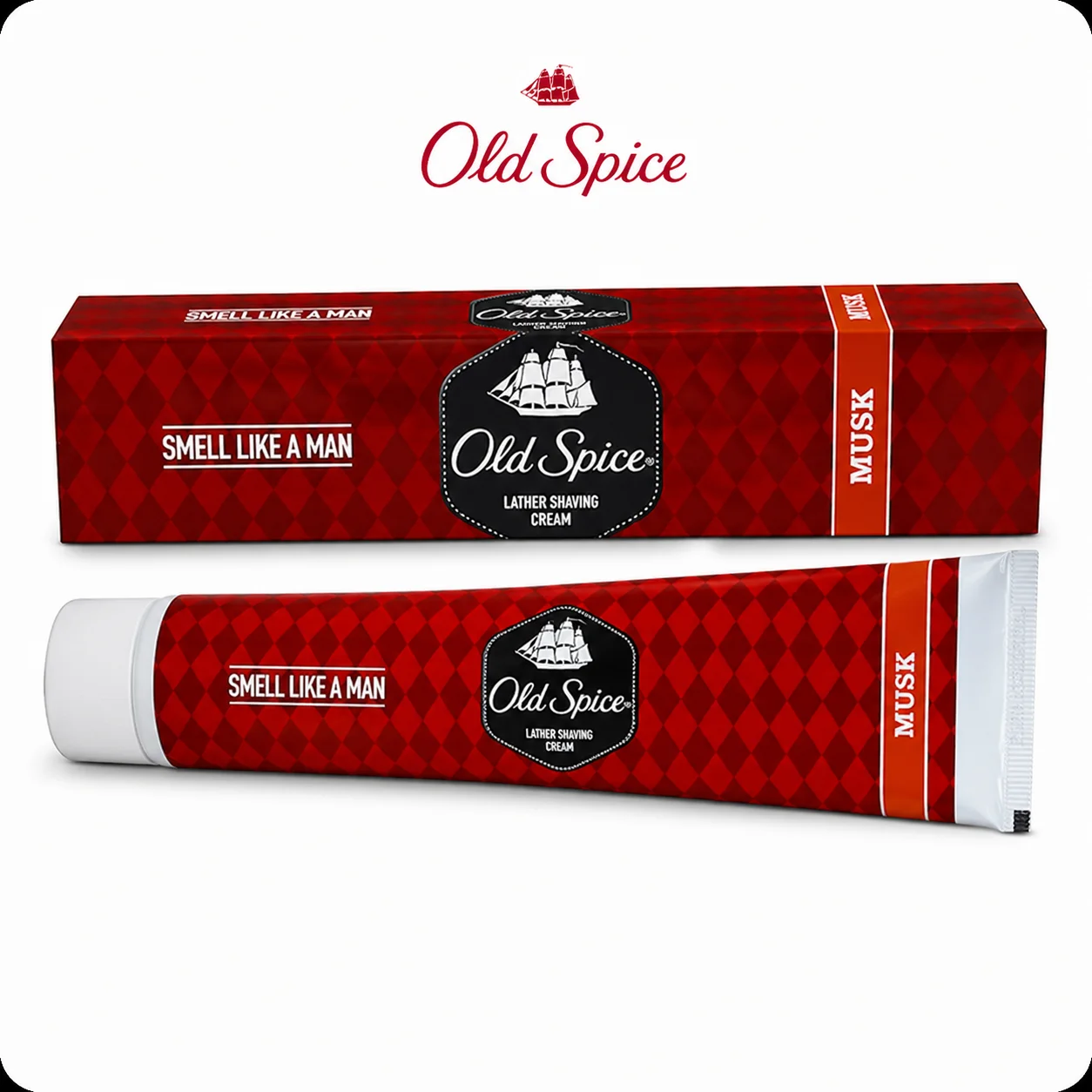 Old Spice Musk Shaving Cream 70g | Rich Lather for Smooth Shave & Skin Comfort | Classic Musk Scent for Men