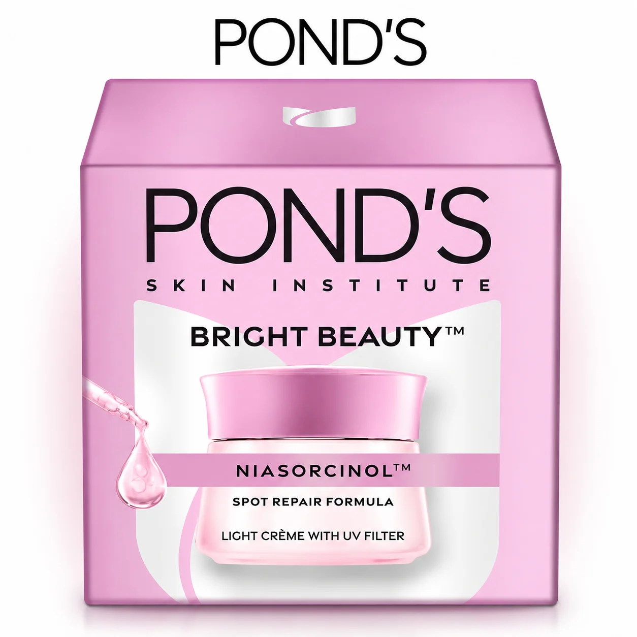 POND`S Bright Beauty Cream 15G | Spot Repair Face Cream with Niacinamide & UV Protection for Brighter Glowing Skin