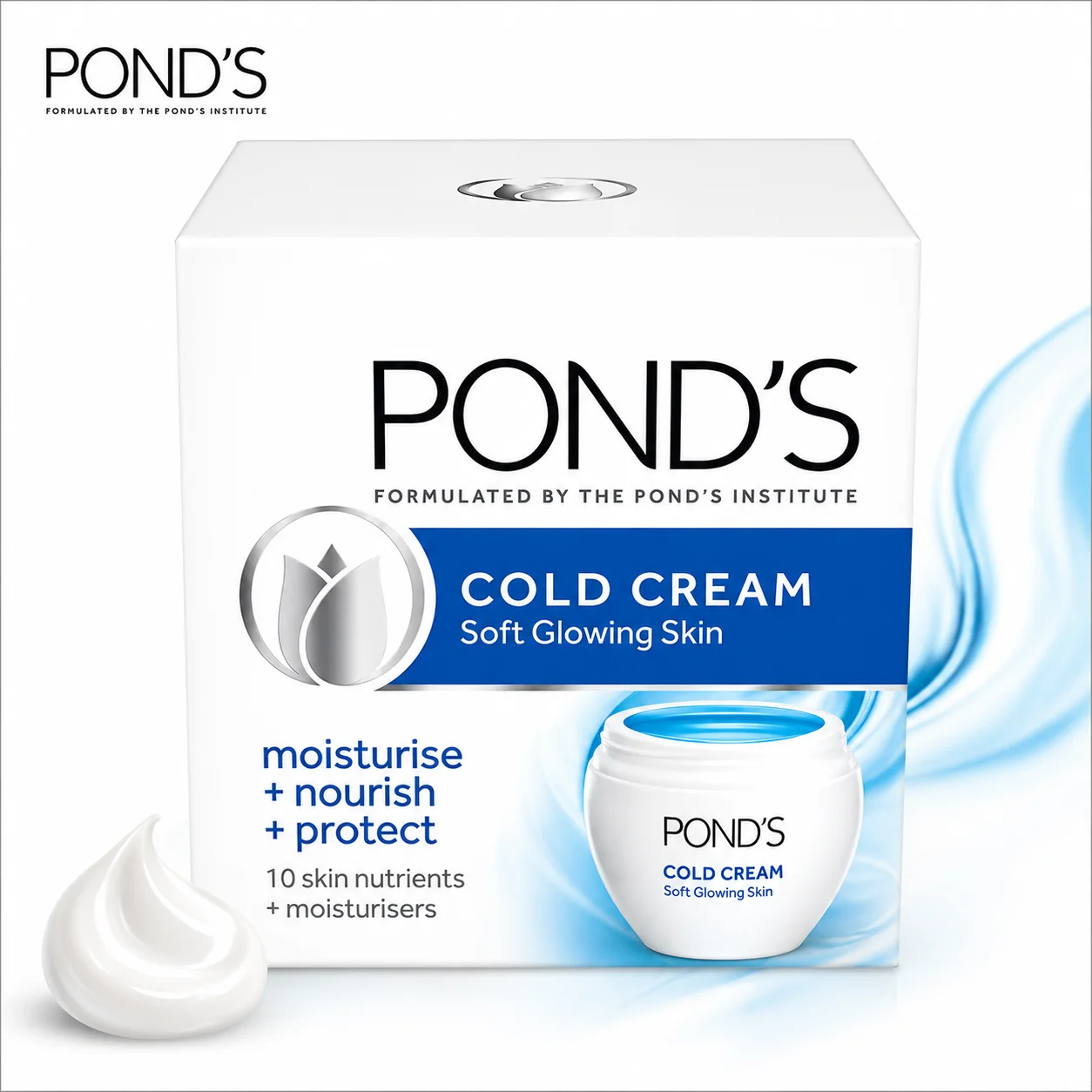 POND’S Cold Cream 30ml | Deep Moisturizing Face Cream for Soft Glowing Skin - Nourish, Protect & Hydrate for All Skin Types