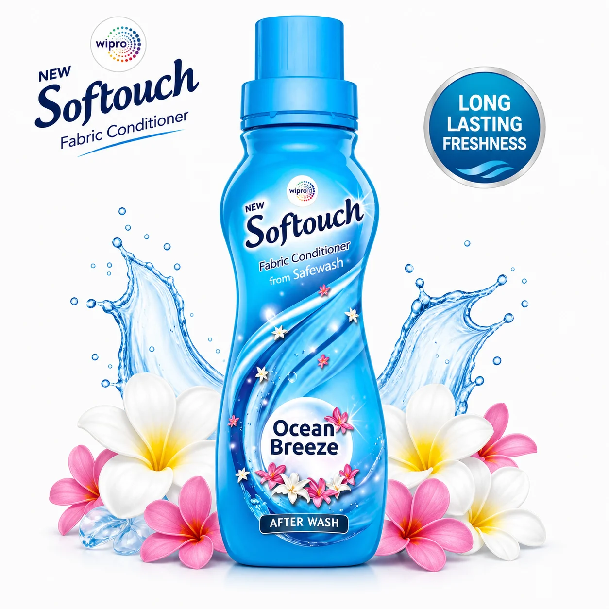 Softouch Fabric Conditioner Ocean Breeze 210ml | Long Lasting Fresh Fragrance &...