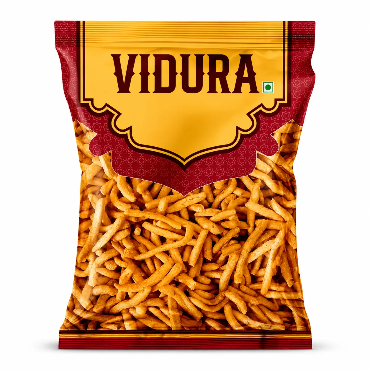 Vidura Chilli Sev 200G | Spicy Crunchy Indian Namkeen Snack – Authentic Tea Time Mixture for Parties & Everyday Snacking