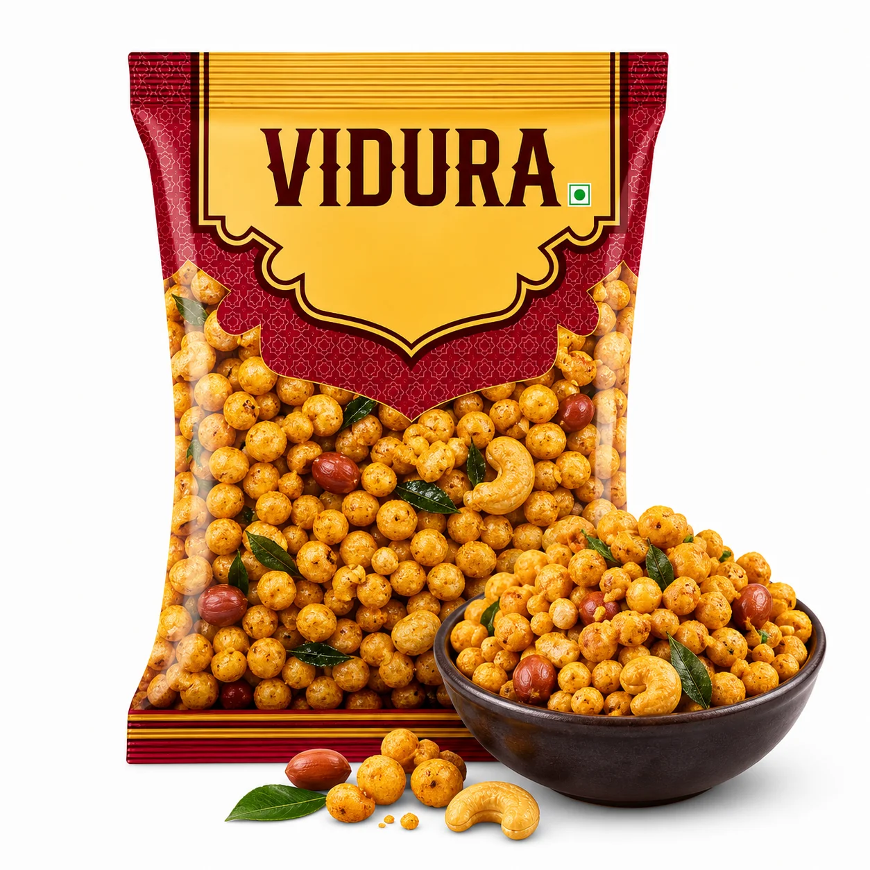 Vidura Karaboondi 200G | Crunchy Spicy Indian Boondi Snack – Authentic Namkeen for Tea Time, Parties & Everyday Munching
