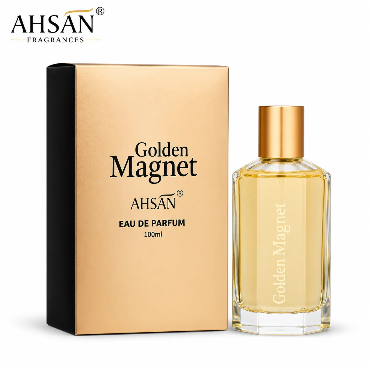 Ahsan Golden Magnet Parfum 30ml | Long Lasting Luxury Eau De Parfum for Men & Women | Bold Elegant Fragrance for Daily Wear & Special Occasions