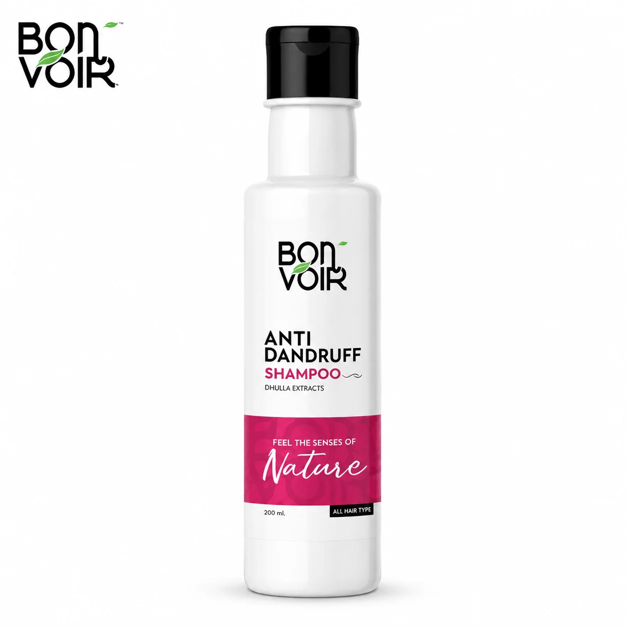 Bon Voir Daily Anti Dandruff Shampoo 240ml | Scalp Cleansing & Hair Nourishing Shampoo for Dandruff Control | Refreshing Herbal Care for Healthy Strong Hair