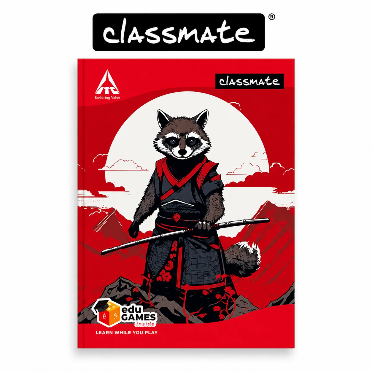 Classmate Single Line Interleaf Long Notebook 160 Pages | Ruled Note Book with Drawing Sheets for School, Notes & Creative Use