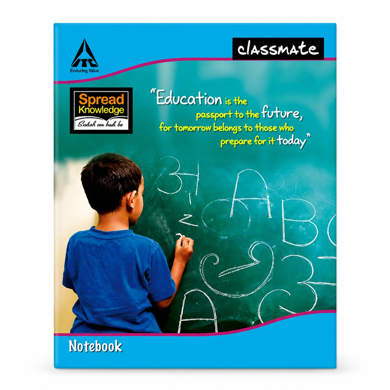 Classmate Single Line Interleaf Notebook 172 Pages 24x18 cm | Premium Ruled Note with Interleaf Pages for Students, Notes, Homework & Exams
