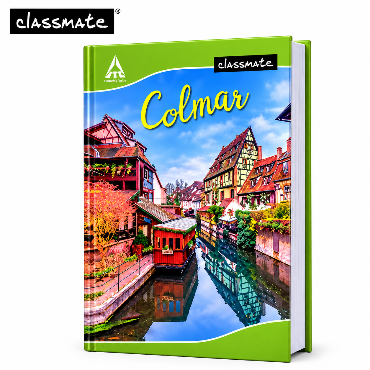 Classmate Single Line Long Notebook 136 Pages | Premium Ruled Note for Students, Smooth Writing School Notebook for Notes, Homework & Exams