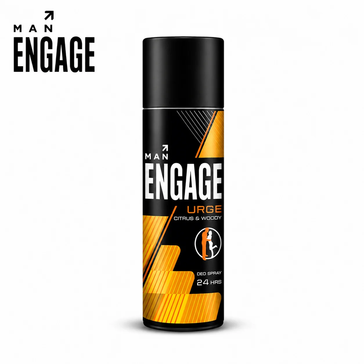 Engage Man Urge Deo Spray 150Ml | Citrus & Woody Long Lasting Deodorant for Men | 24Hr Freshness & Odor Protection