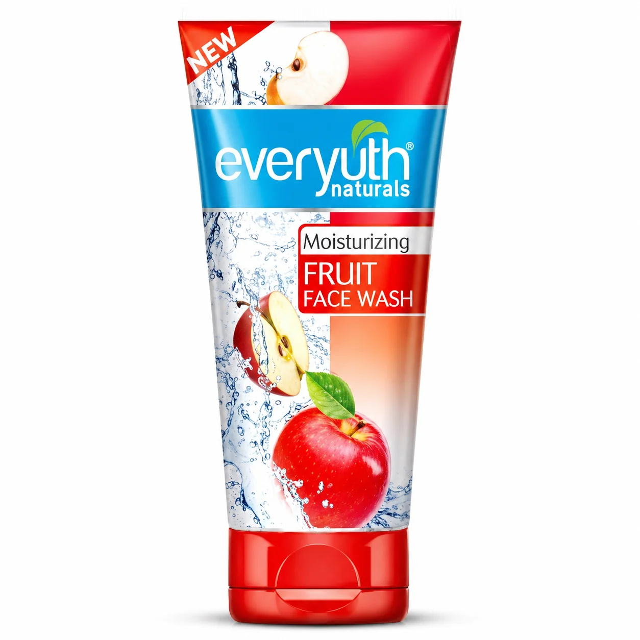 Everyuth Naturals Moisturizing Fruit Face Wash 50g | Deep Cleansing & Skin Brightening | Hydrating Daily Face Cleanser for All Skin Types