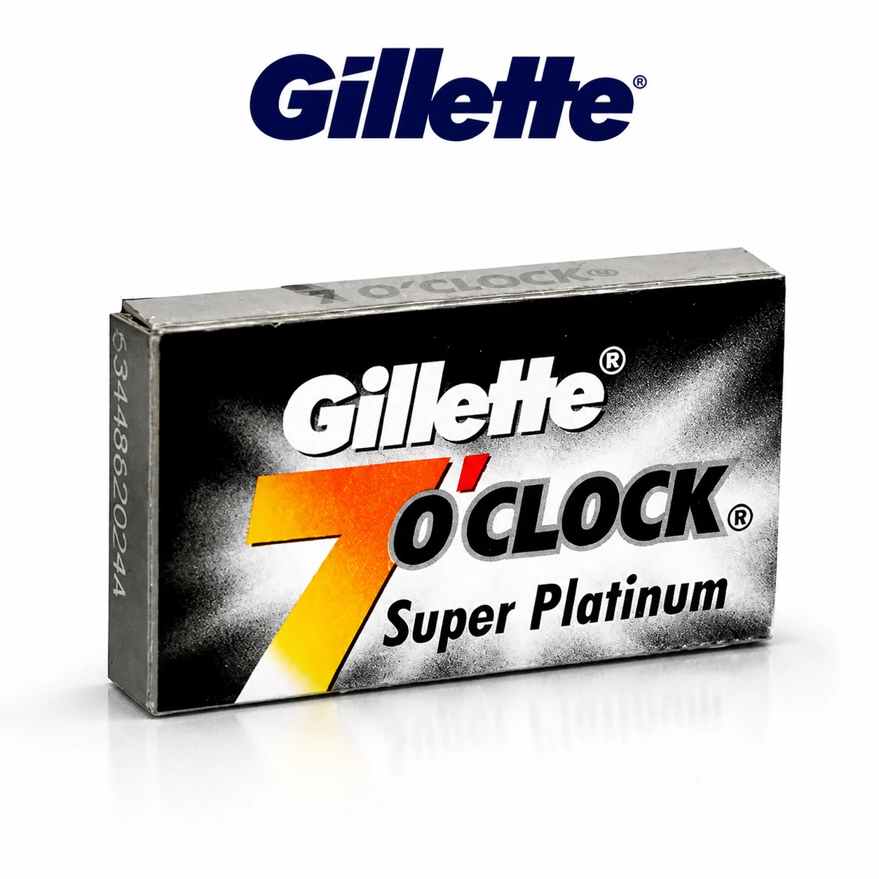 Gillette 7 O’Clock Super Platinum Razor Blades | Ultra Sharp Double Edge Blades for Smooth & Comfortable Men’s Shaving