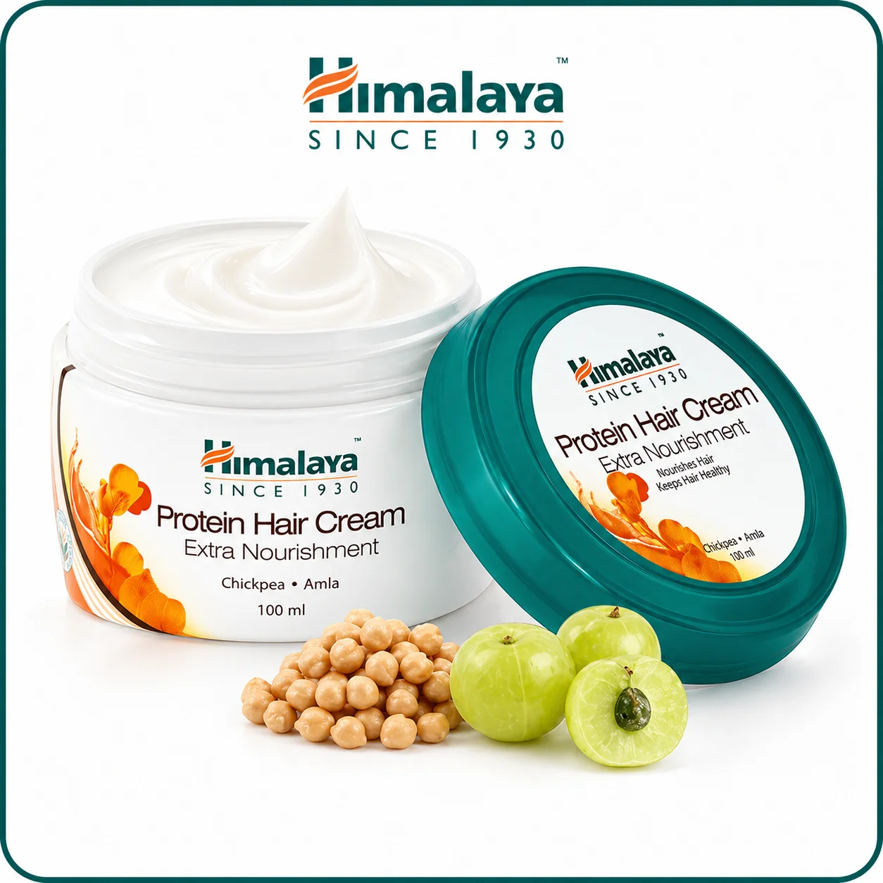 Himalaya Protein Hair Cream 100ml | Deep Nourishment & Hair Strengthening Cream | Smooth, Soft & Healthy Hair for All Hair Types