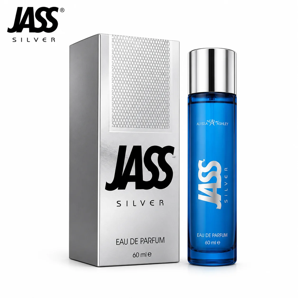 Jass Silver Eau De Parfum 60ML | Long Lasting Premium Fragrance for Men – Fresh, Woody & Elegant Scent