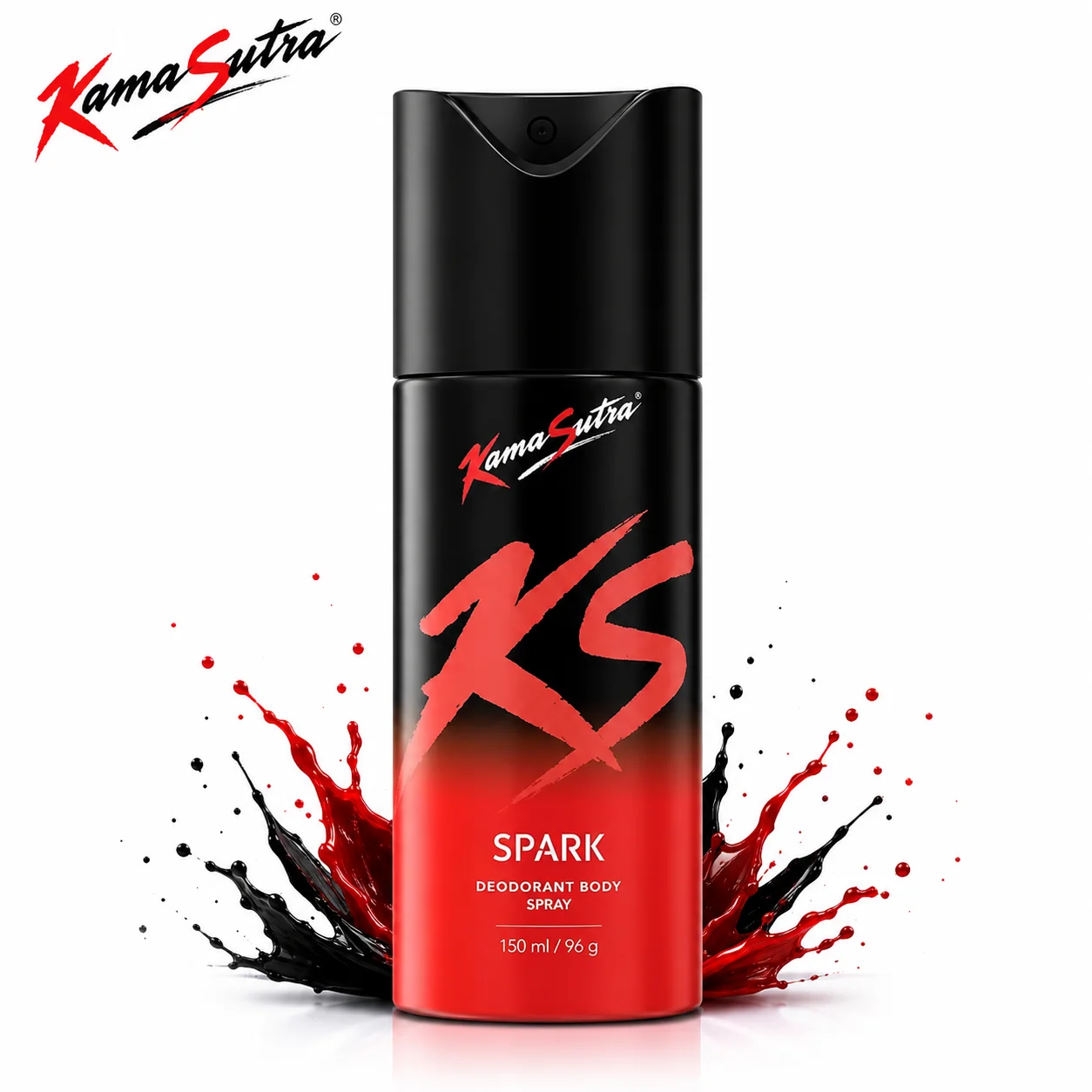 KS Spark Deodorant Spray 150ml | Long Lasting Freshness & Bold Fragrance Body Sp...