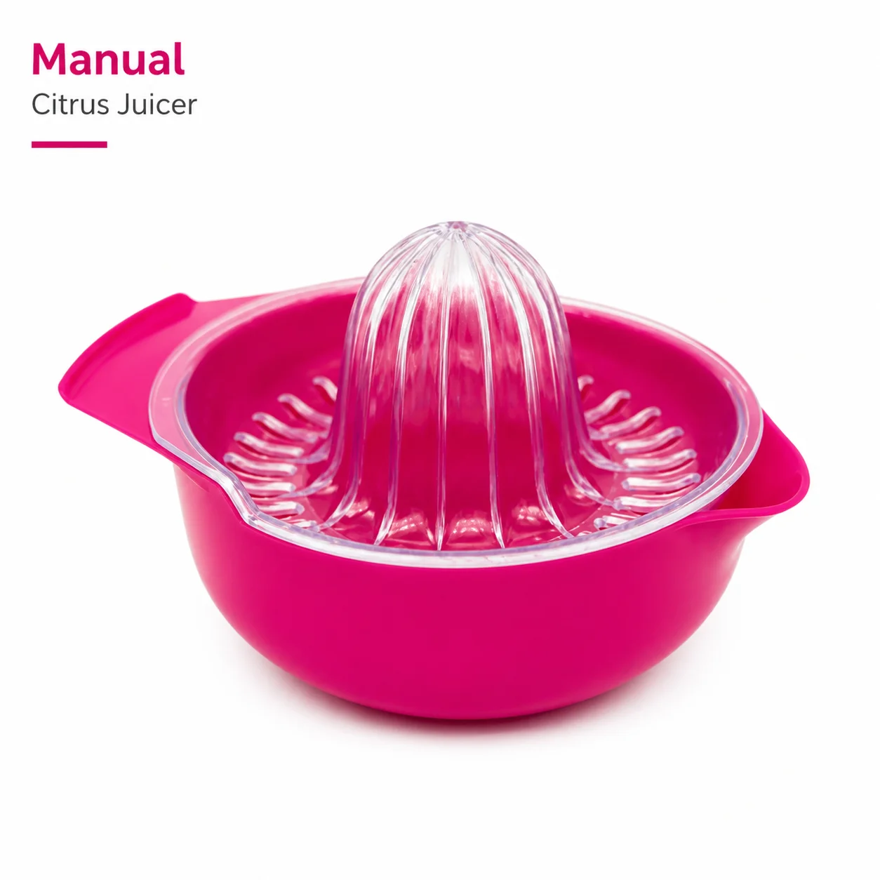 Manual Citrus Juicer | Lemon Squeezer with Seed Filter & Pour Spout – Easy Fresh Juice Extractor for Oranges, Lemons & Limes