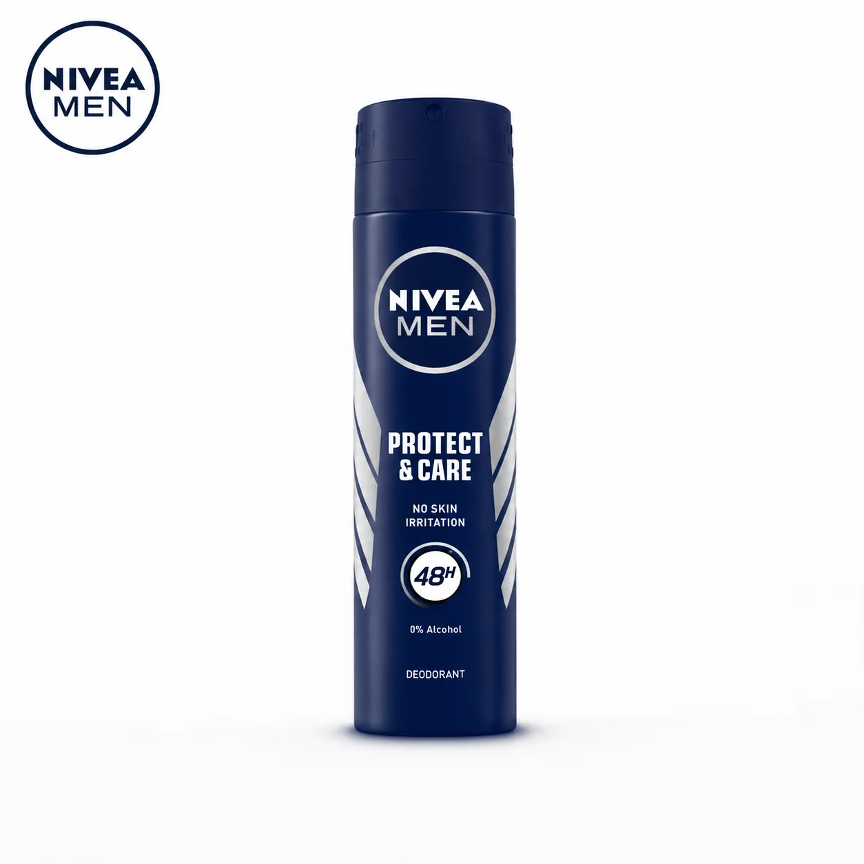 Nivea Men Protect & Care 48H Deodorant Spray 150ml | Alcohol-Free Long-Lasting Freshness & Gentle Skin Protection for Men