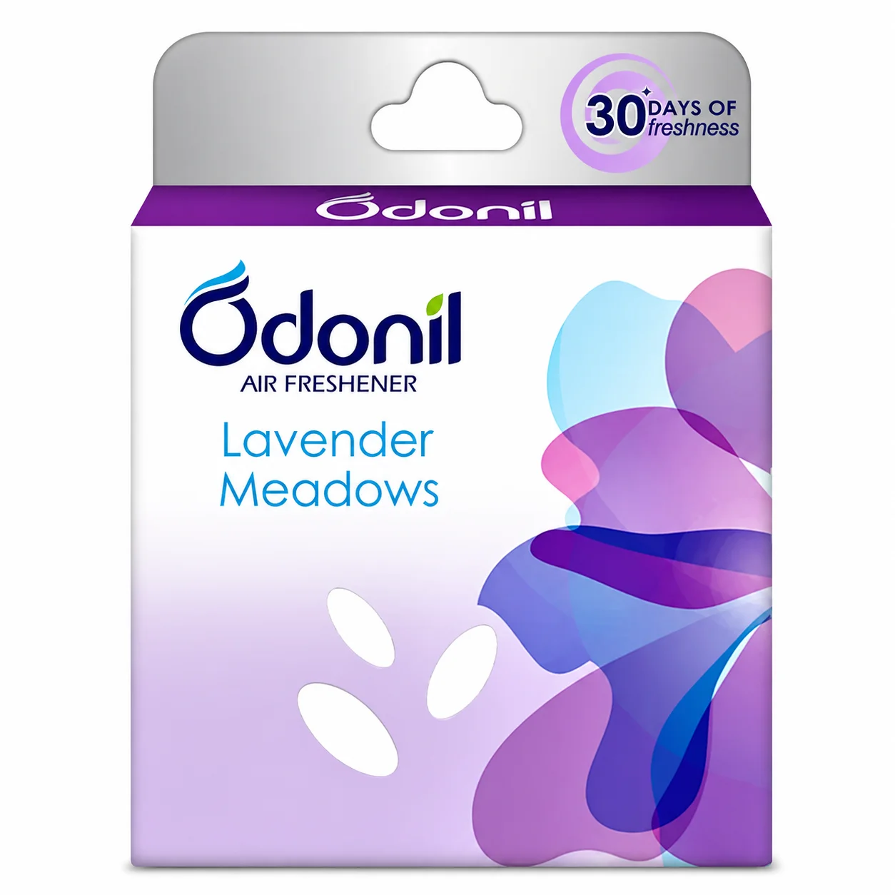 Odonil Air Freshener Lavender Meadows 48g | Long Lasting Lavender Room Freshener | Odor Eliminator for Home, Bathroom & Office