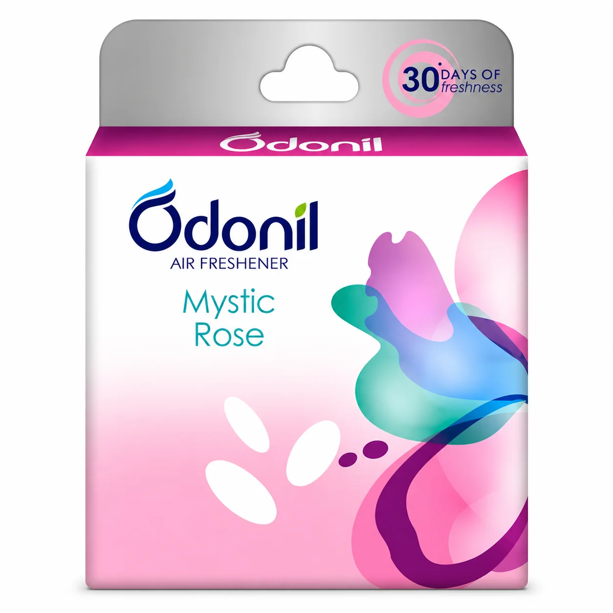 Odonil Air Freshener Mystic Rose 48g | Long Lasting Room Freshener with Floral Fragrance | Odor Control for Home, Bathroom & Office