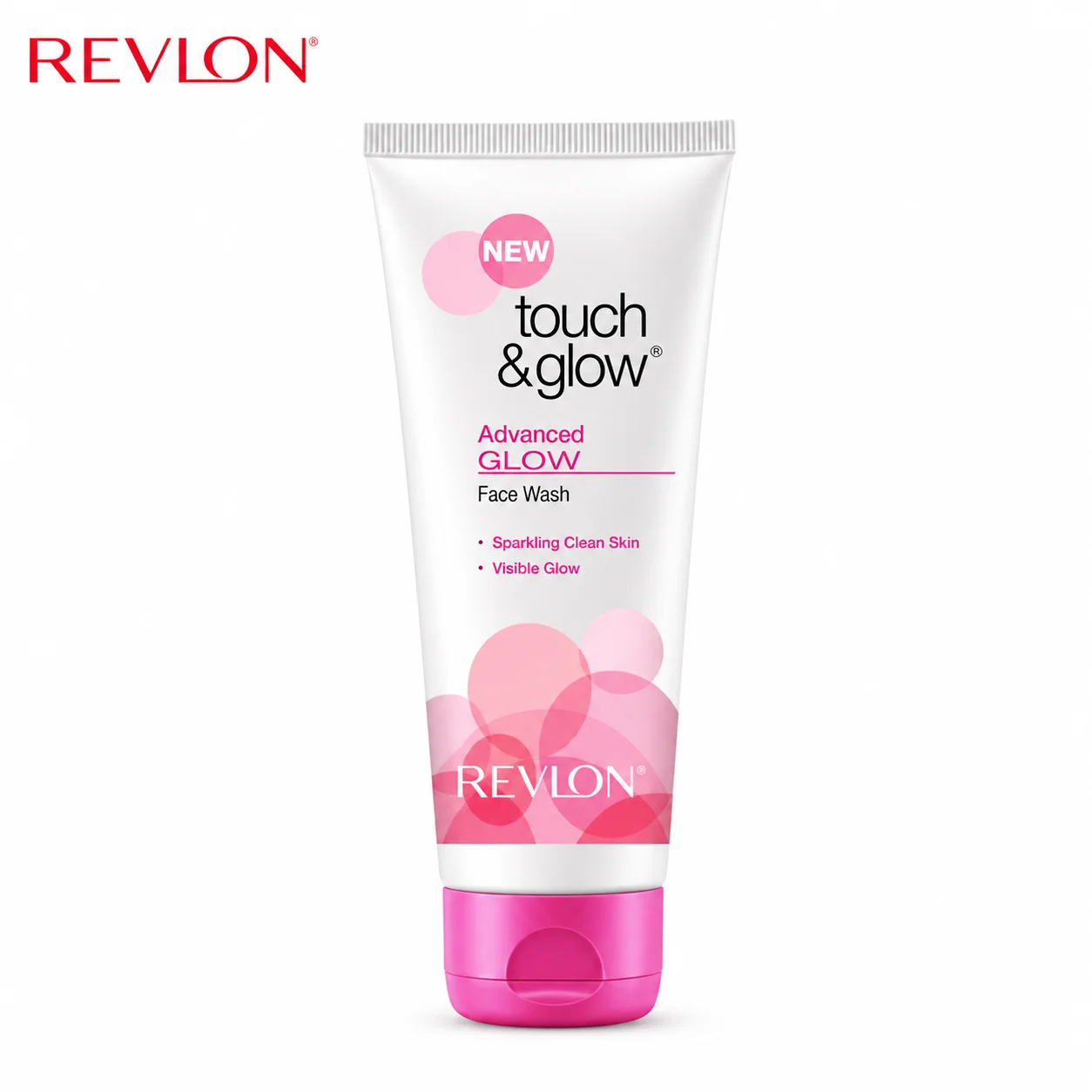 Revlon Touch & Glow Face Wash 50g | Deep Cleansing & Brightening Face Cleanser | Soft, Smooth & Radiant Skin for All Skin Types