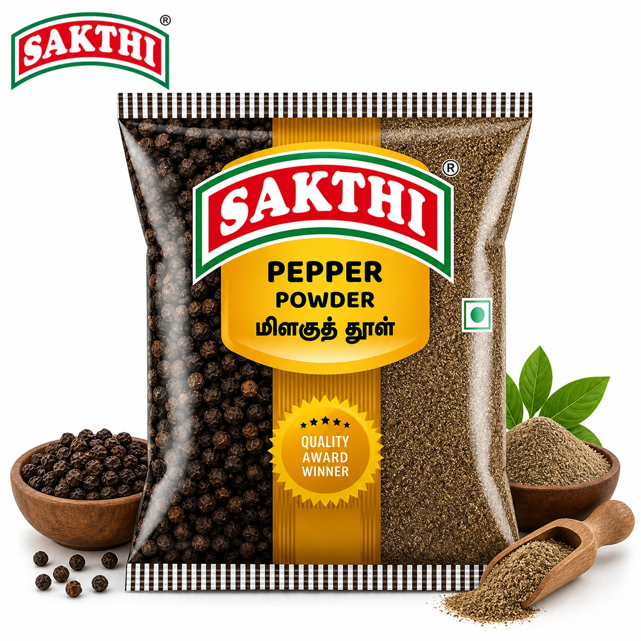 Sakthi Pepper Powder 50G | Pure & Aromatic Black Pepper Spice Powder | Premium Natural Seasoning for Soups, Curries & Marinades