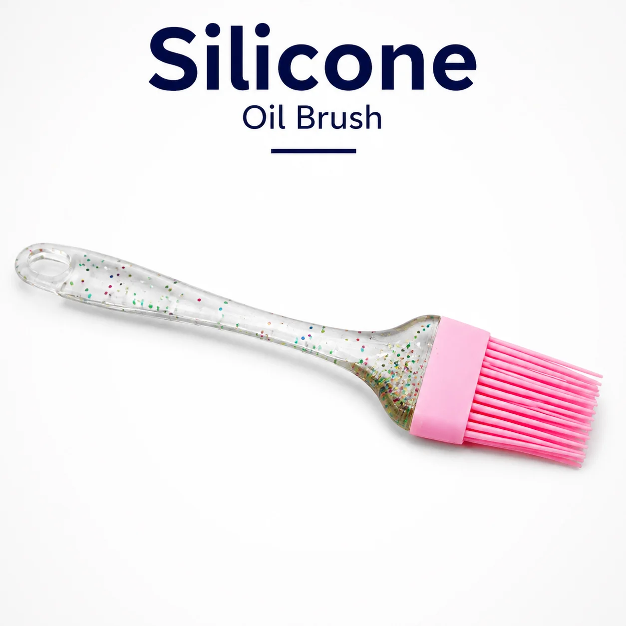 Silicone Oil Brush with Handle | Heat Resistant BBQ & Baking Brush – Food Grade Basting Brush for Cooking, Grilling & Pastry